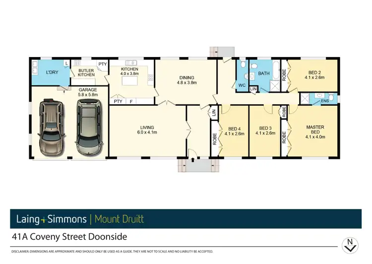 Floorplan of Homely house listing, 56 Hill End Road & 41a Coveny Street, Doonside NSW 2767