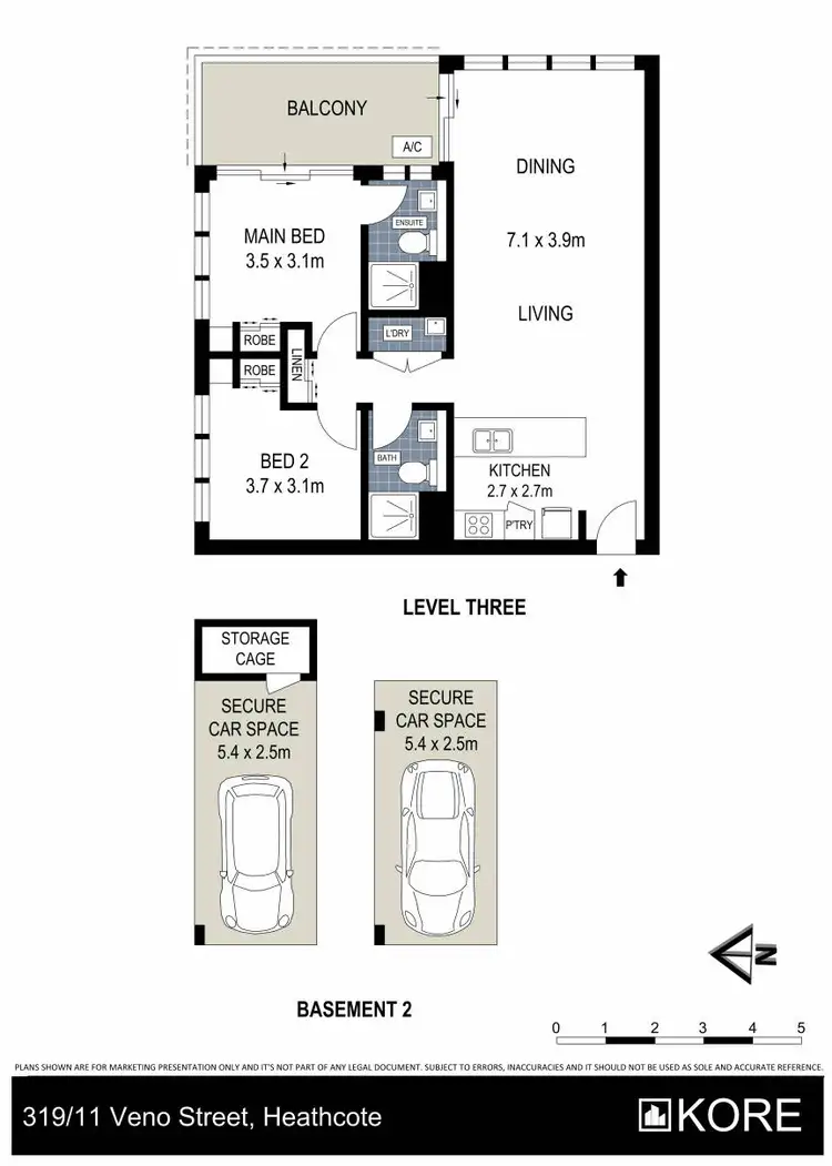 Floorplan of Homely apartment listing, 319/11 Veno Street, Heathcote NSW 2233