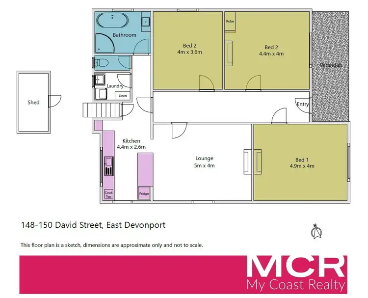 Floorplan of Homely house listing, 148-150 David Street, East Devonport TAS 7310