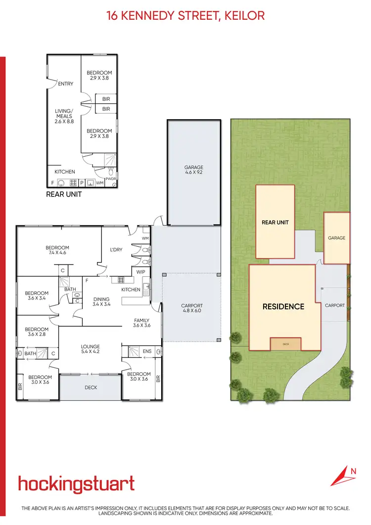Floorplan of Homely house listing, 16 Kennedy Street, Keilor VIC 3036