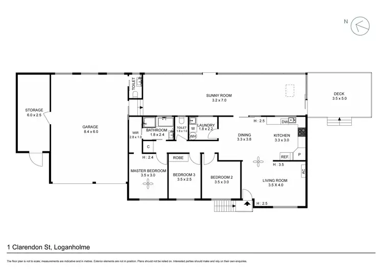 Floorplan of Homely house listing, 1 Clarendon Street, Loganholme QLD 4129