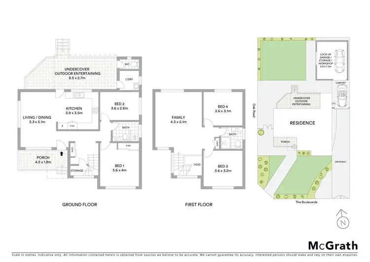 Floorplan of Homely house listing, 487 The Boulevarde, Kirrawee NSW 2232