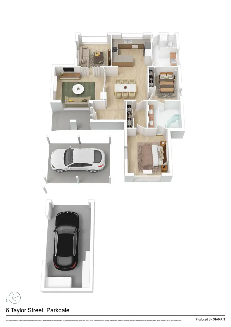 Floorplan of Homely house listing, 6 Taylor Street, Parkdale VIC 3195