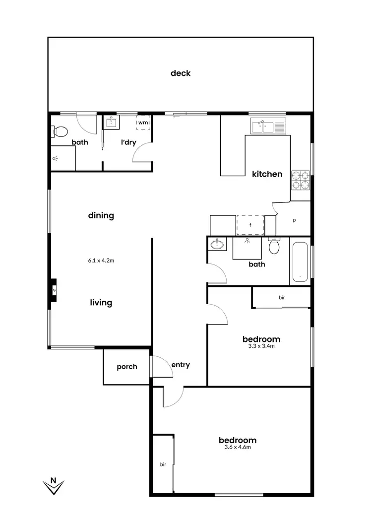 Floorplan of Homely house listing, 11 Violet Street, Williamstown VIC 3016