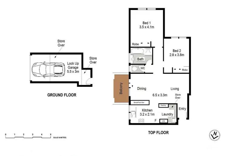 Floorplan of Homely apartment listing, 21/18 Elizabeth Place, Cronulla NSW 2230