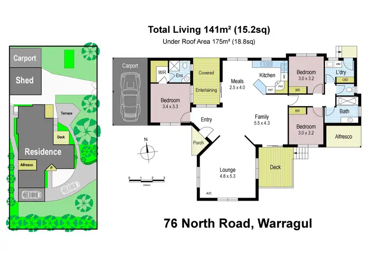Floorplan of Homely house listing, 76 North Road, Warragul VIC 3820