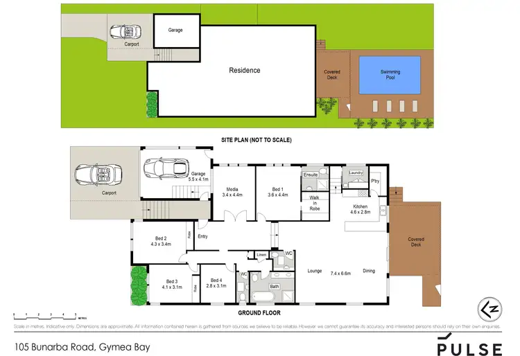 Floorplan of Homely house listing, 105 Bunarba Road, Gymea Bay NSW 2227