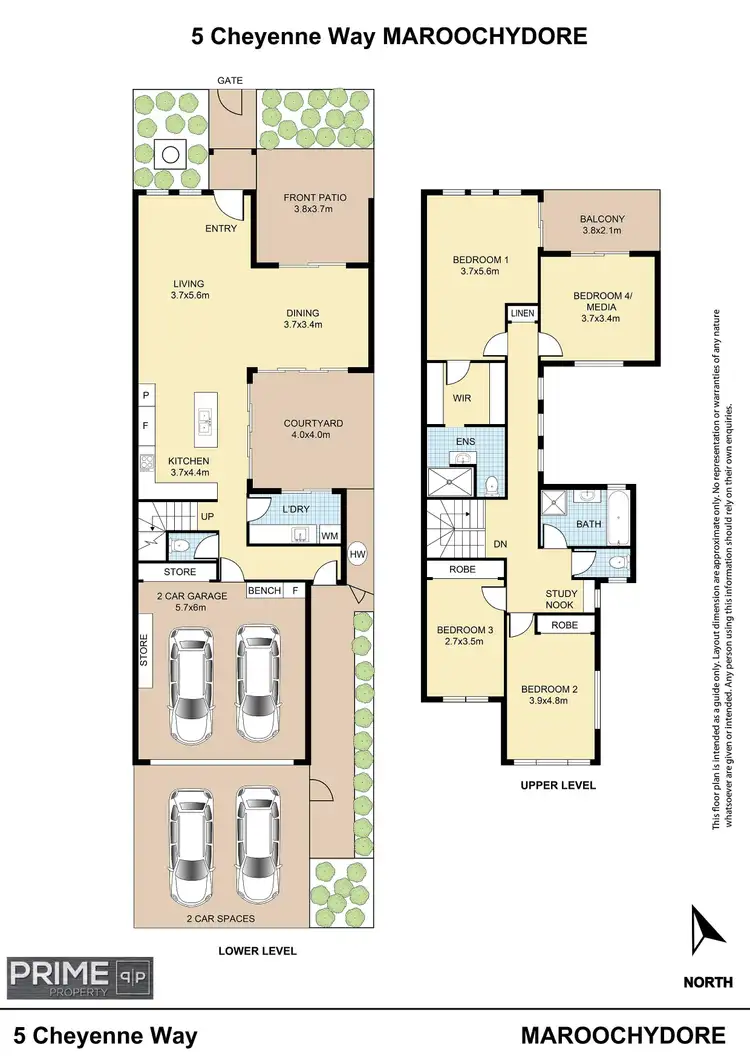 Floorplan of Homely house listing, 5 Cheyenne Way, Maroochydore QLD 4558
