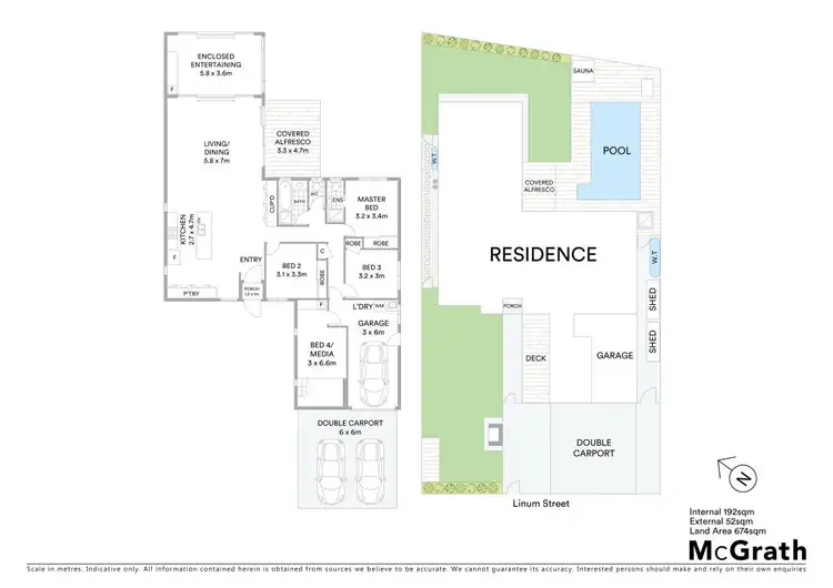 Floorplan of Homely house listing, 6 Linum Street, Palm Beach QLD 4221