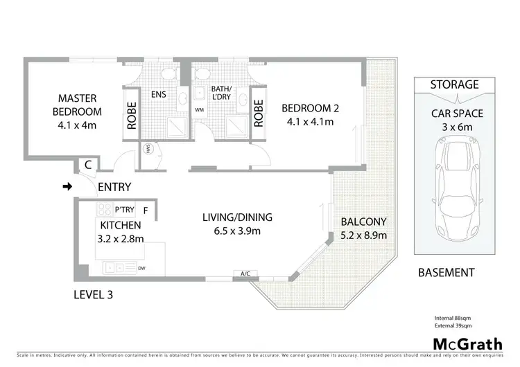 Floorplan of Homely apartment listing, 13/1111 Gold Coast Highway, Palm Beach QLD 4221