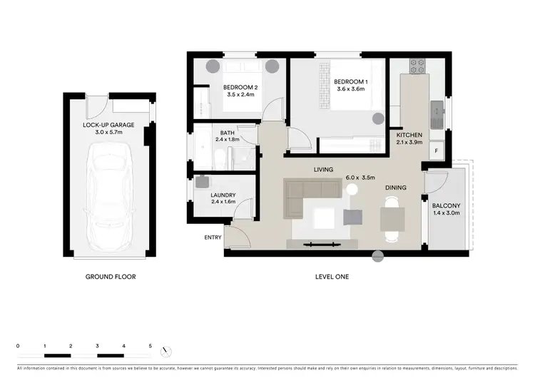 Floorplan of Homely apartment listing, 1/49 Parramatta Street, Cronulla NSW 2230