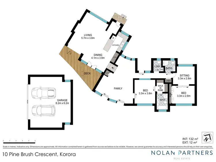 Floorplan of Homely house listing, 10 Pine Brush Crescent, Korora NSW 2450