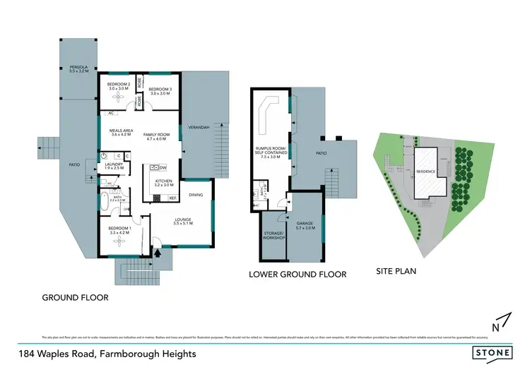 Floorplan of Homely house listing, 184 Waples Road, Farmborough Heights NSW 2526