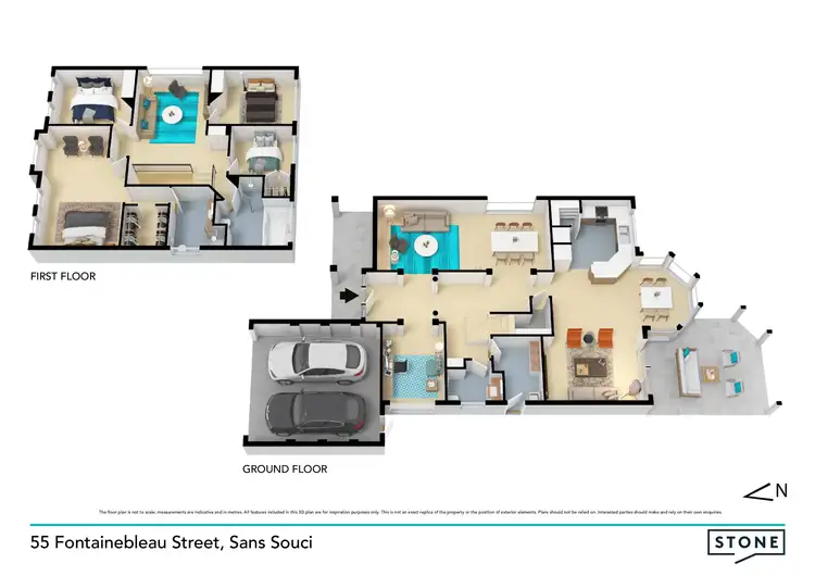 Floorplan of Homely house listing, 55 Fontainebleau Street, Sans Souci NSW 2219