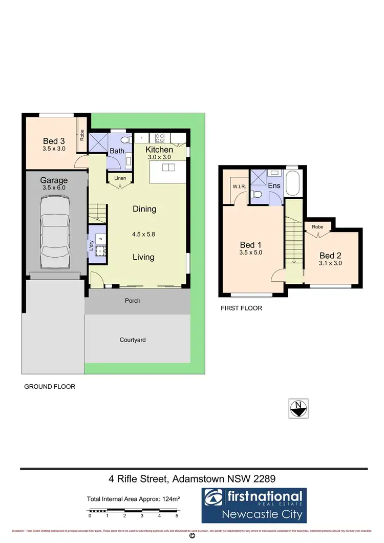 Floorplan of Homely townhouse listing, 4 Rifle Street, Adamstown NSW 2289