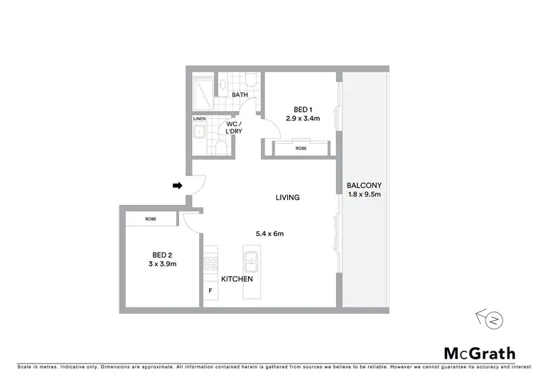 Floorplan of Homely apartment listing, Address available on request