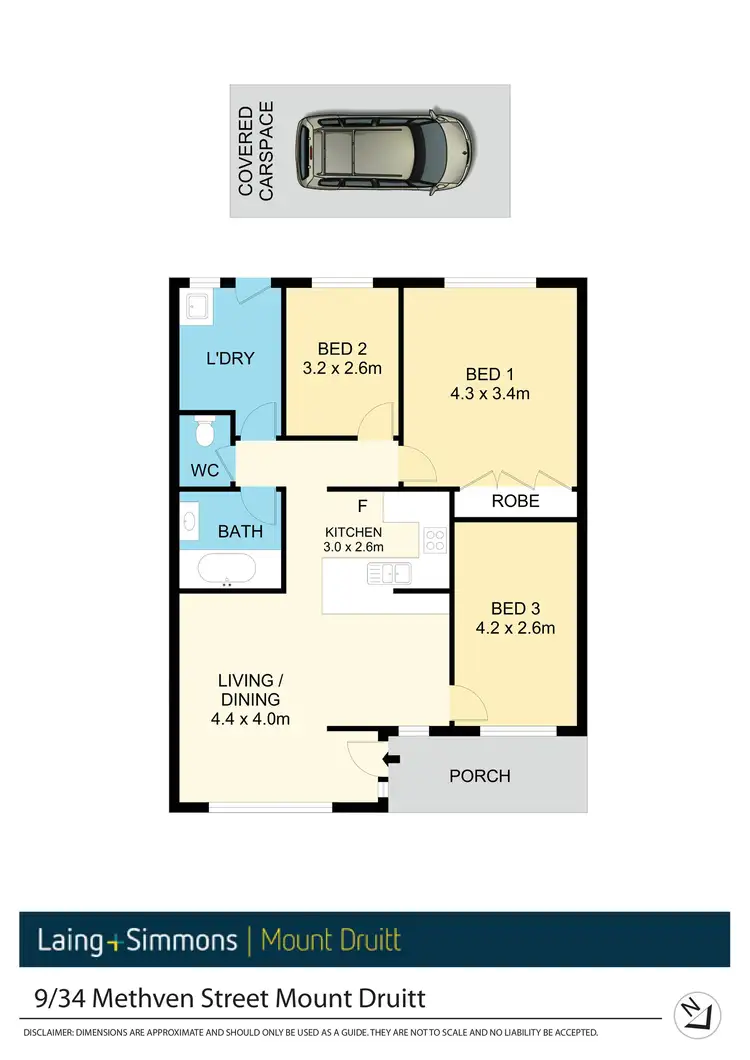 Floorplan of Homely villa listing, 9/34-36 Methven Street, Mount Druitt NSW 2770