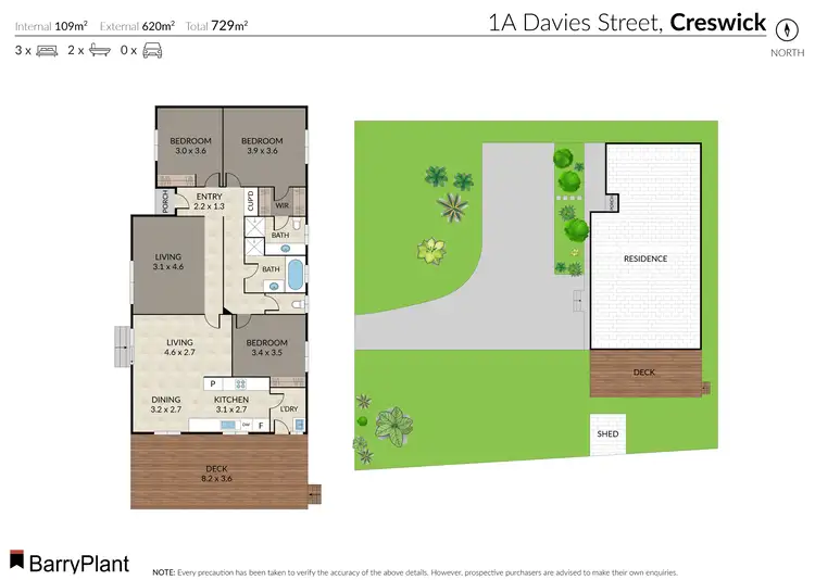 Floorplan of Homely house listing, 1a Davies Street, Creswick VIC 3363
