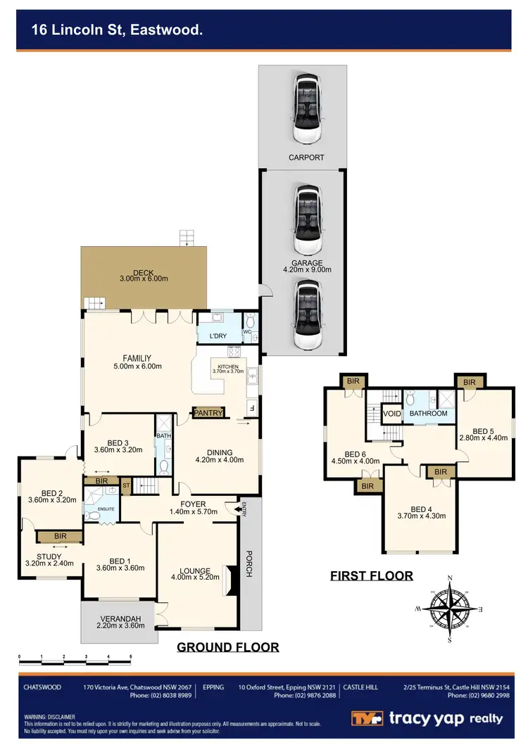Floorplan of Homely house listing, 16 Lincoln Street, Eastwood NSW 2122