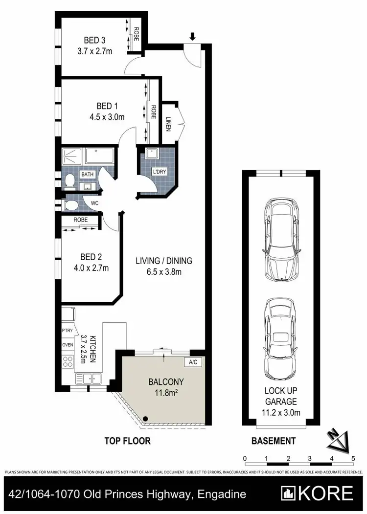 Floorplan of Homely apartment listing, 42/1064 Old Princes Highway, Engadine NSW 2233
