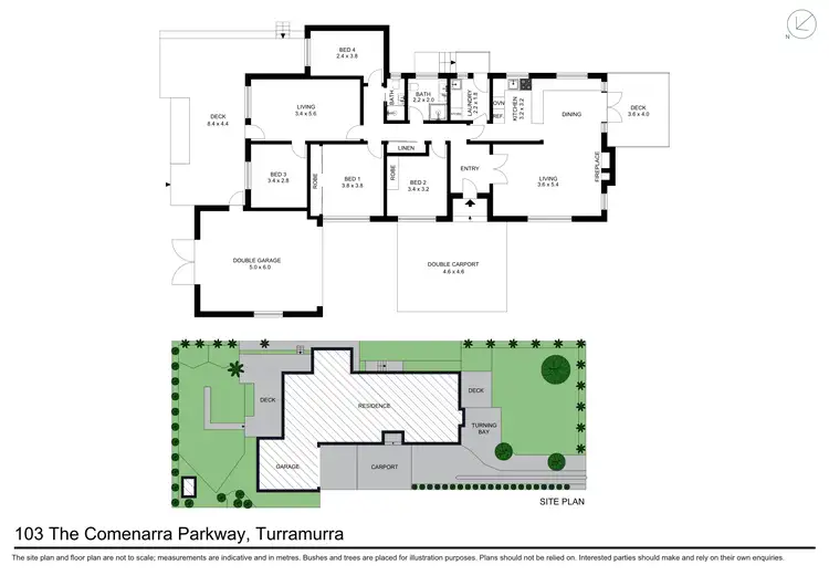 Floorplan of Homely house listing, 103 The Comenarra Parkway, Turramurra NSW 2074