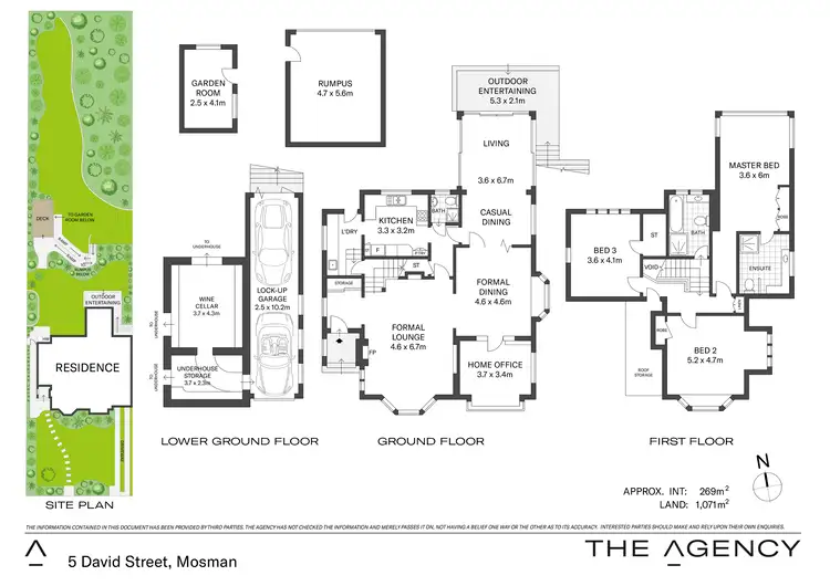 Floorplan of Homely house listing, 5 David Street, Mosman NSW 2088