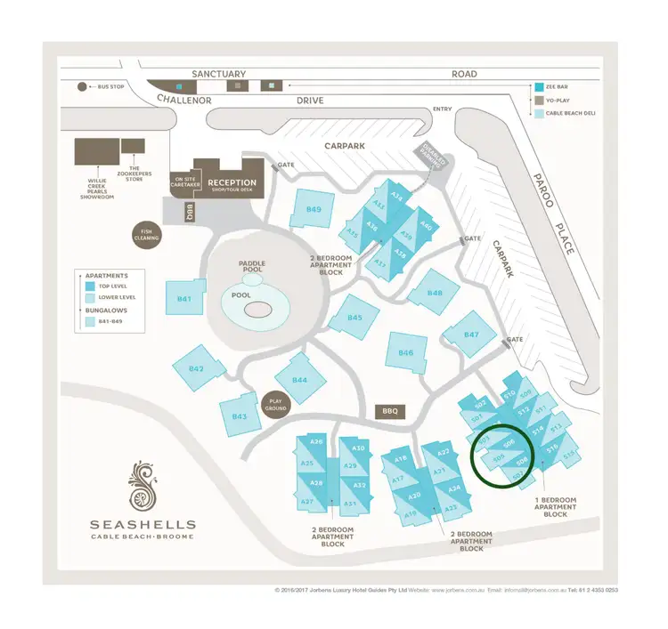 Floorplan of Homely unit listing, 6/6 Challenor Drive, Cable Beach WA 6726