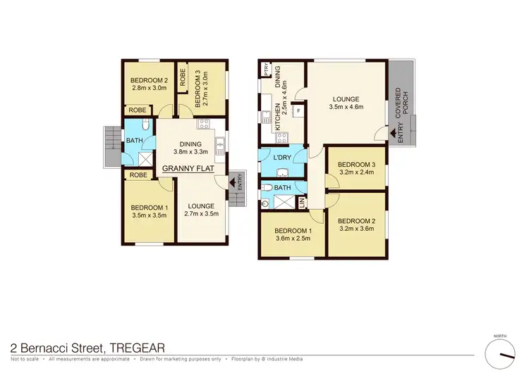 Floorplan of Homely house listing, 2 & 2a Bernacci Street, Tregear NSW 2770