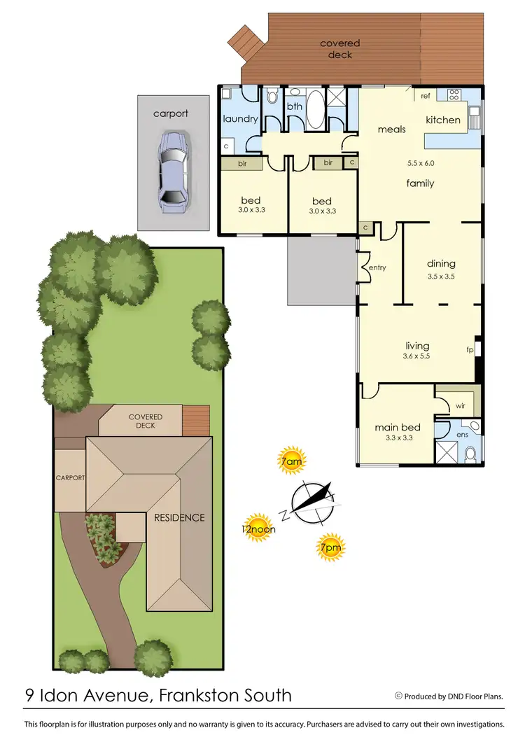 Floorplan of Homely house listing, 9 Idon Avenue, Frankston South VIC 3199