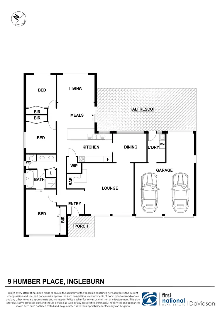 Floorplan of Homely house listing, 9 Humber Place, Ingleburn NSW 2565