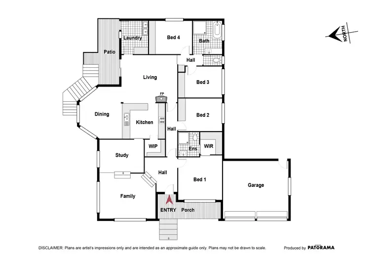Floorplan of Homely house listing, 1 Helman Close, Greenleigh NSW 2620