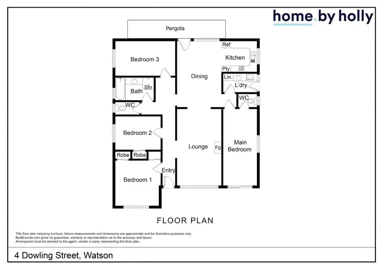 Floorplan of Homely house listing, 4 Dowling Street, Watson ACT 2602