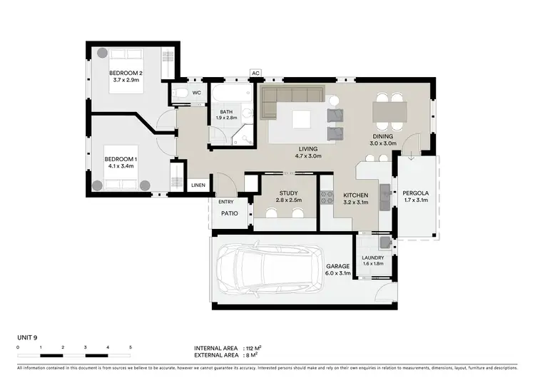 Floorplan of Homely unit listing, 9/159 Market Street, Mudgee NSW 2850