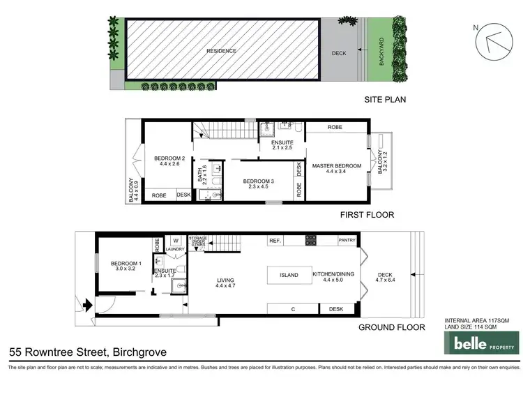 Floorplan of Homely house listing, 55 Rowntree Street, Birchgrove NSW 2041