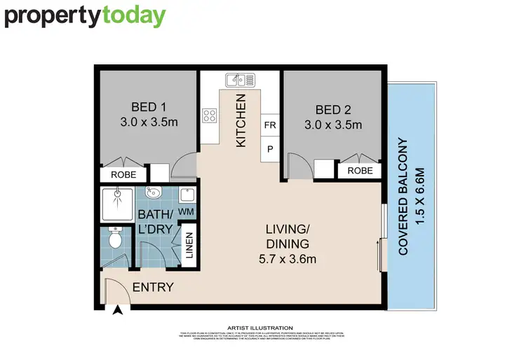 Floorplan of Homely unit listing, 4/28 Camfield Street, Alexandra Headland QLD 4572