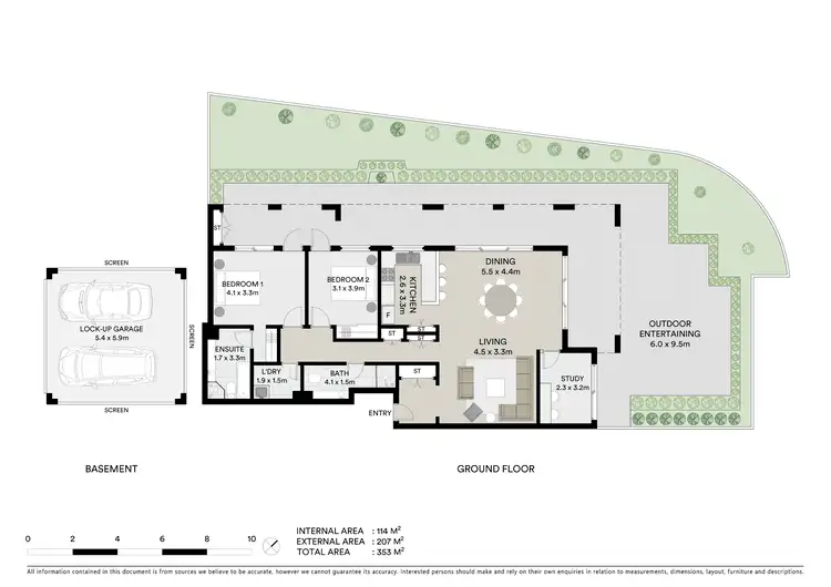 Floorplan of Homely apartment listing, G08/12 Karrabee Avenue, Huntleys Cove NSW 2111
