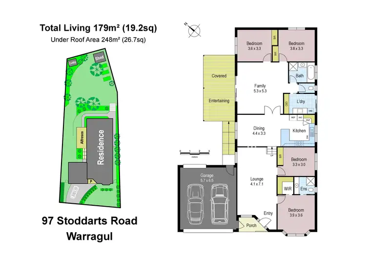 Floorplan of Homely house listing, 97 Stoddarts Road, Warragul VIC 3820
