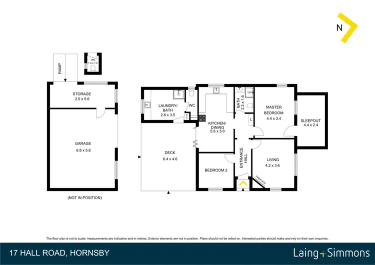 Floorplan of Homely house listing, 17 Hall Road, Hornsby NSW 2077