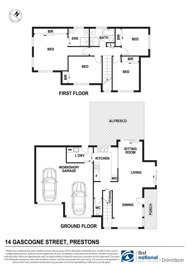 Floorplan of Homely house listing, 2A Mondovi Close, Prestons NSW 2170