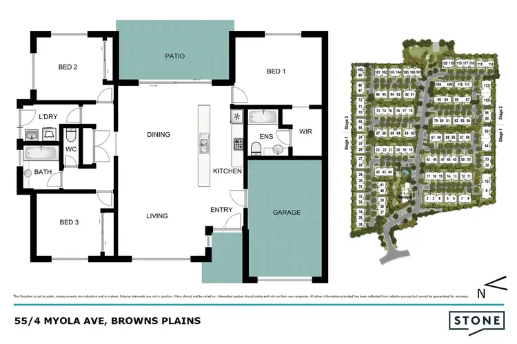 Floorplan of Homely villa listing, 55/4 Myola Street, Browns Plains QLD 4118