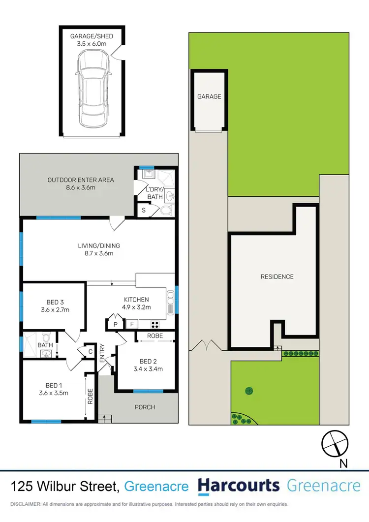 Floorplan of Homely house listing, 125 Wilbur Street, Greenacre NSW 2190