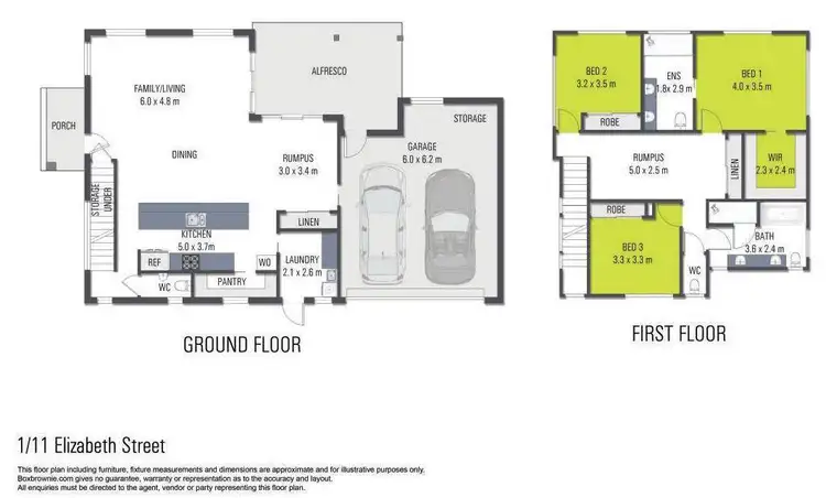 Floorplan of Homely unit listing, 1/11 Elizabeth Street, Buderim QLD 4556