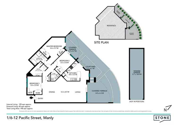 Floorplan of Homely unit listing, 1/6-12 Pacific Street, Manly NSW 2095