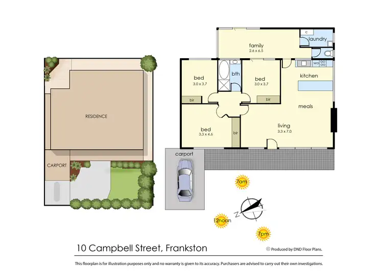 Floorplan of Homely house listing, 10 Campbell Street, Frankston VIC 3199