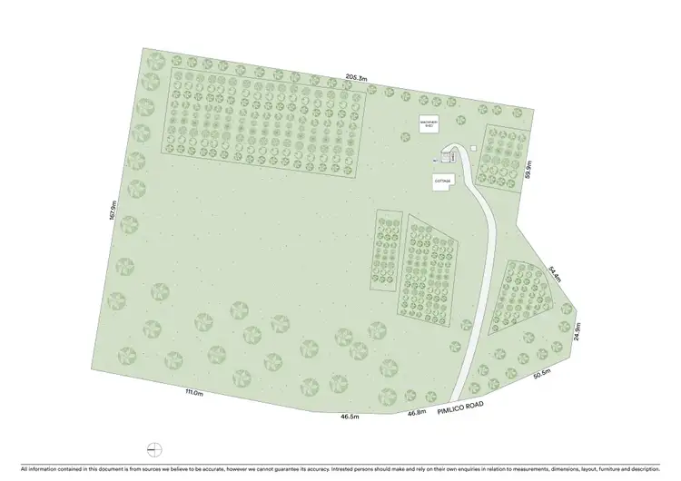 Floorplan of Homely rural property listing, 771 Pimlico Road, Pimlico NSW 2478