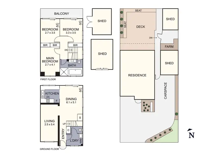 Floorplan of Homely townhouse listing, 4/5 Elm Street, Bayswater VIC 3153