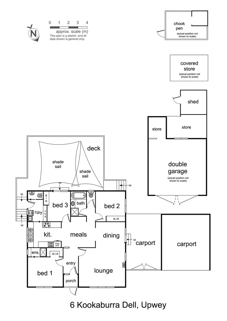 Floorplan of Homely house listing, 6 Kookaburra Dell, Upwey VIC 3158