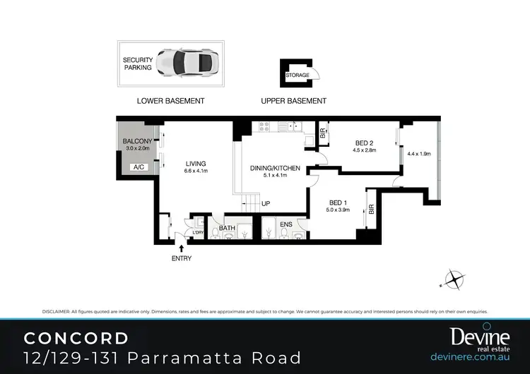 Floorplan of Homely apartment listing, 12/129-131 Parramatta Road, Concord NSW 2137