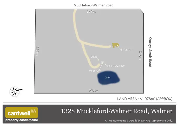 Floorplan of Homely house listing, 1328 Muckleford-Walmer Road, Walmer VIC 3463