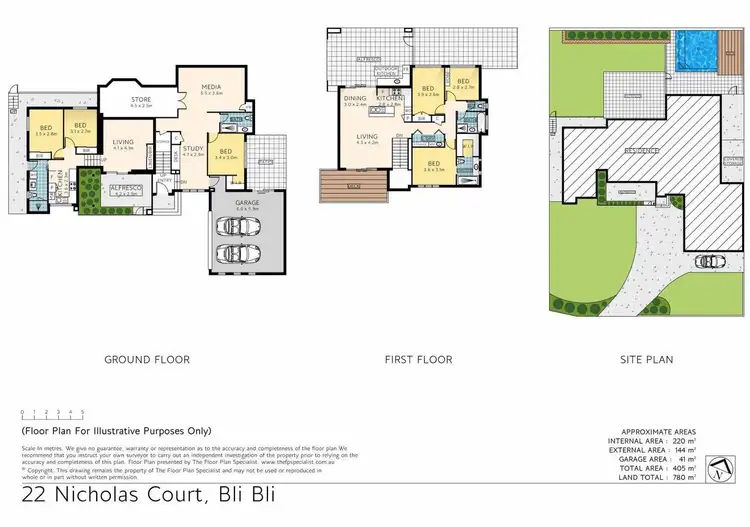 Floorplan of Homely house listing, 22 Nicholas Court, Bli Bli QLD 4560